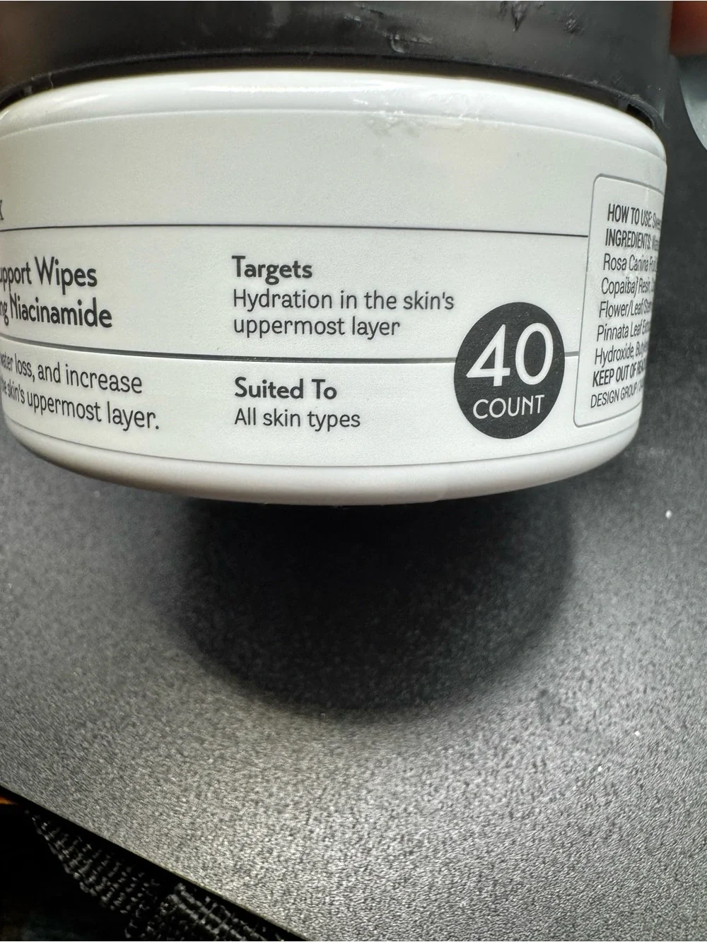 5/$25 NWT Skin Barrier Support Wipes with Hydrating Niacinamide